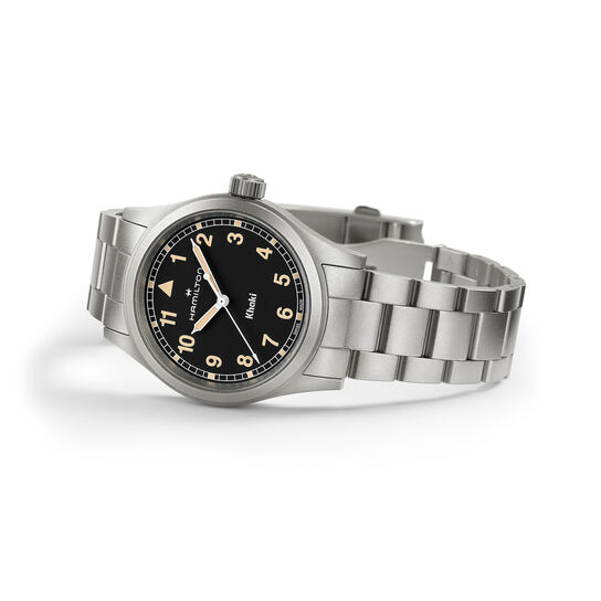 Hamilton Khaki Field 38 mm quartz en acier inoxydable image number 1