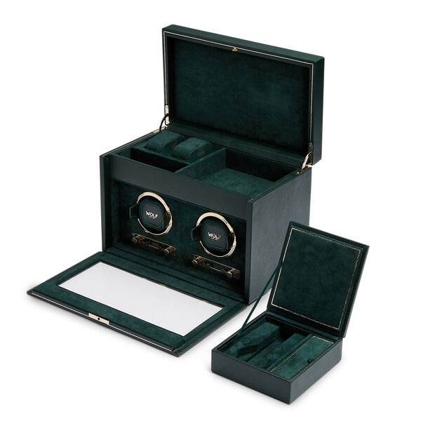 Remontoir de montre British Racing 2 pièces vert