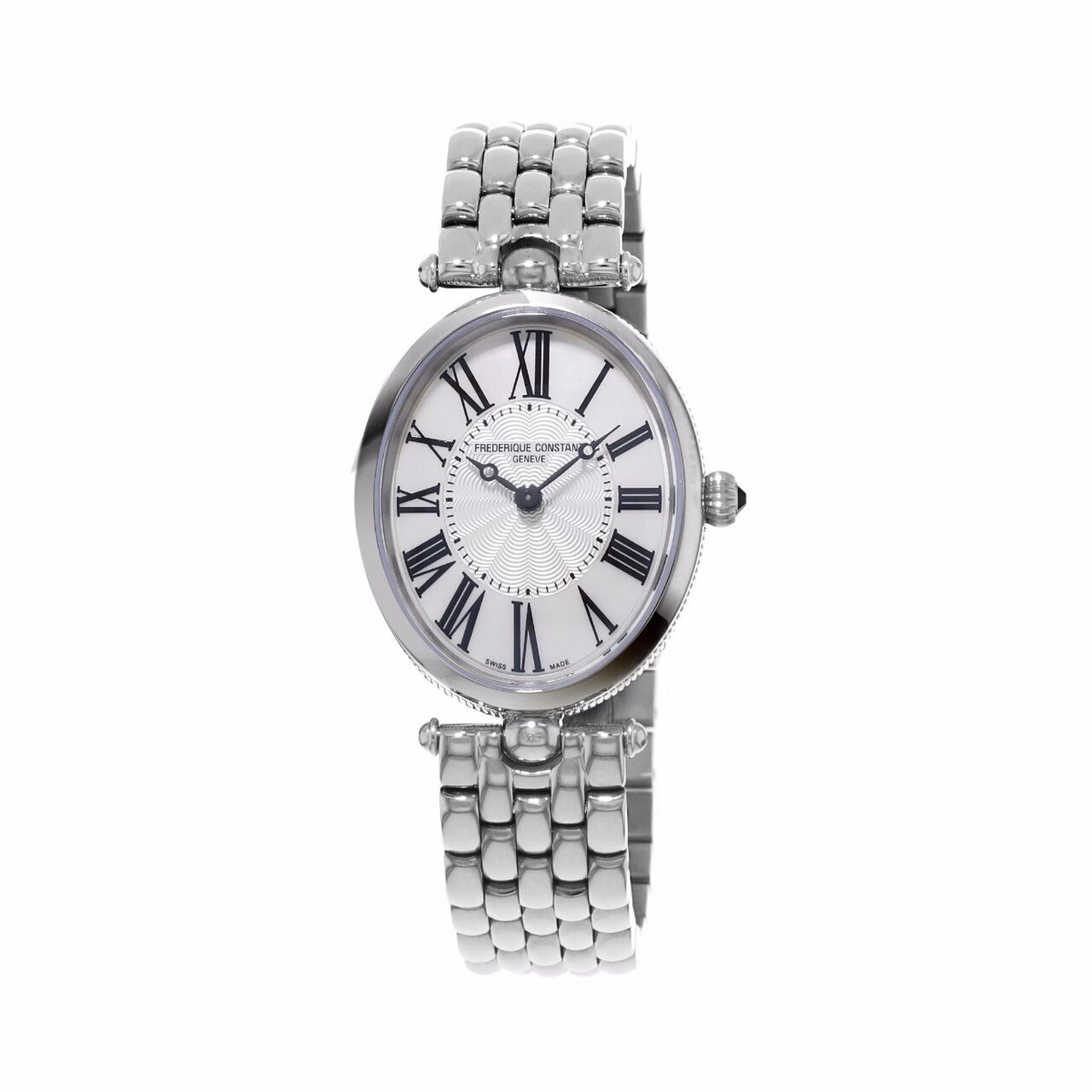 maison birks frederique constant classics art deco oval quartz steel 30mm fc 200mpw2v6b image number 0