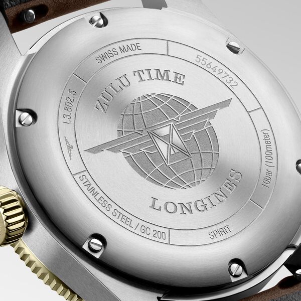 Spirit Zulu 39 mm GMT automatique en acier inoxydable et or jaune