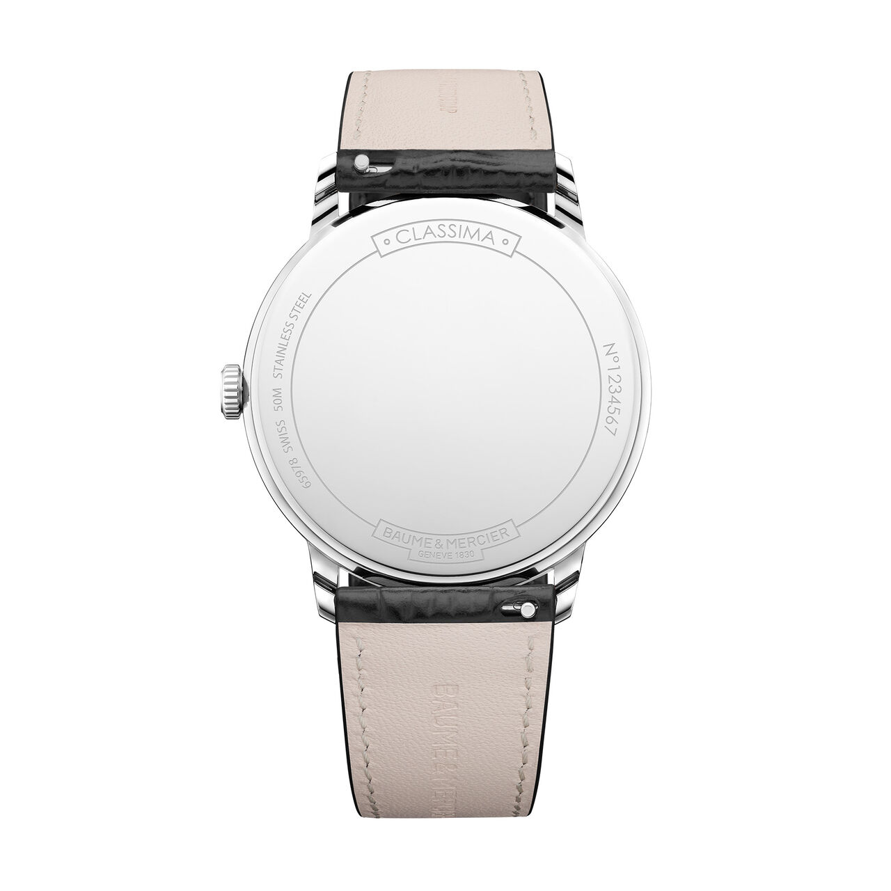 Baume & Mercier Classima 40 mm quartz en acier inoxydable image number 2