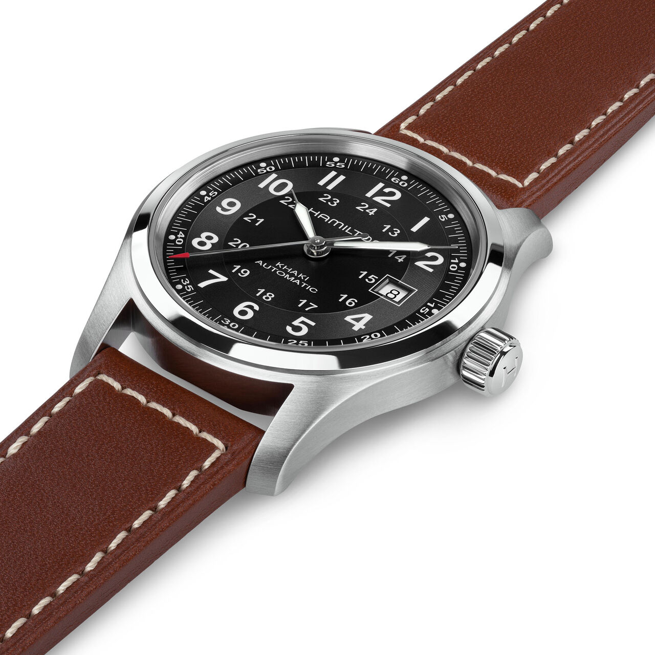 Hamilton Khaki Field 42 mm automatique en acier inoxydable image number 4