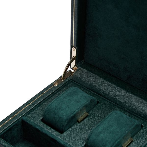 British Racing Green 1 Piece Watch Winder with Storage