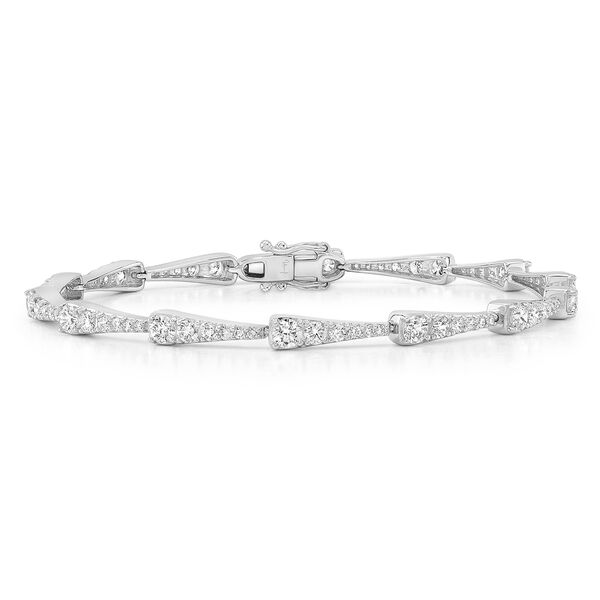 Bracelet High Jewellery en or blanc avec pavé de diamants