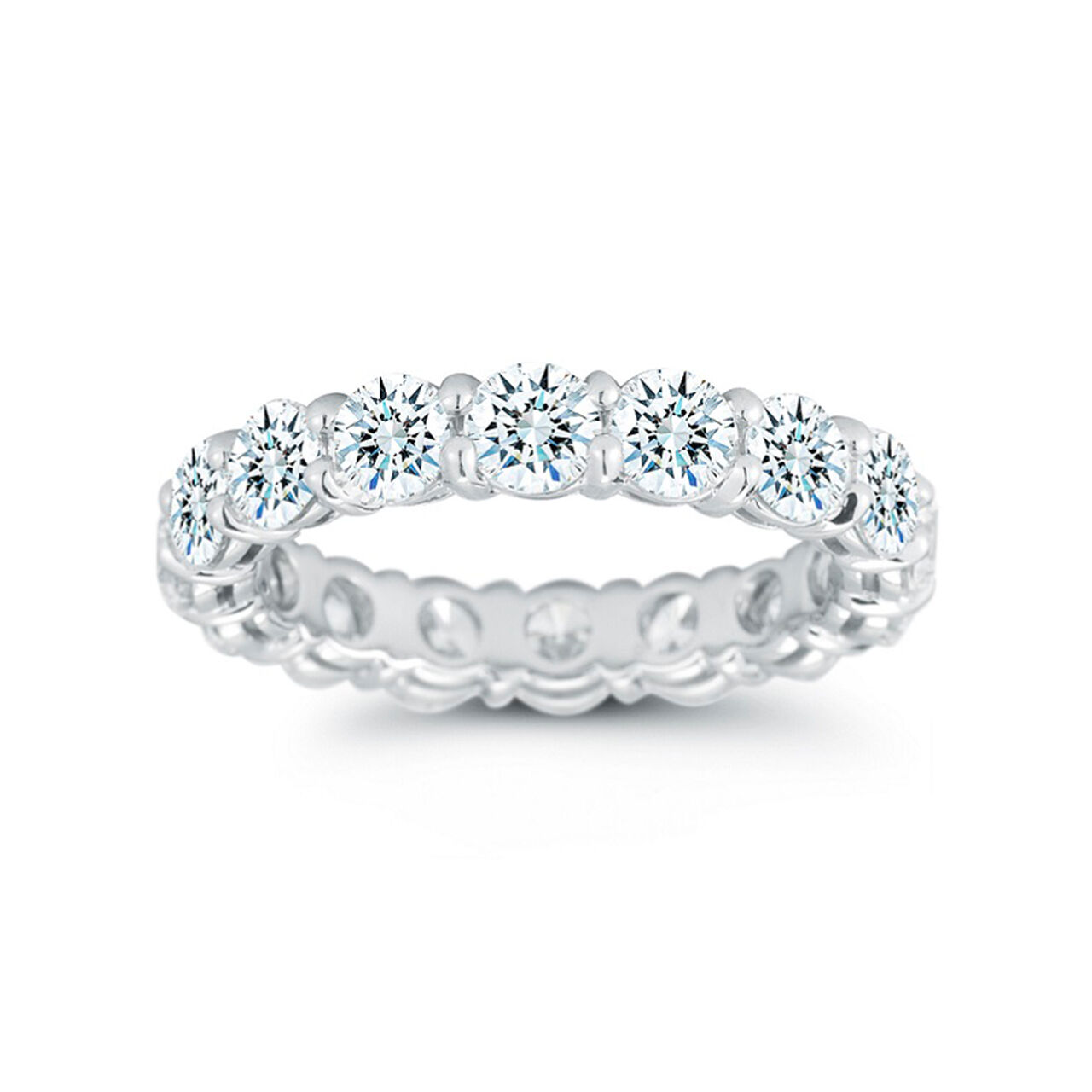 Birks Alliance éternité en platine sertie de 4.00 ct de diamants image number 0