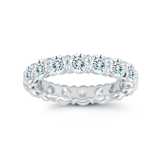 Birks Alliance éternité en platine sertie de 4.00 ct de diamants image number 0