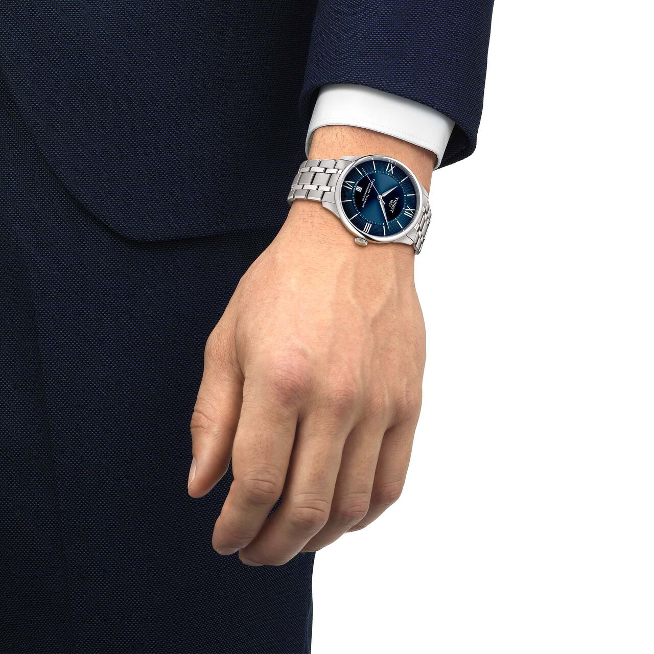 Tissot Chemin des Tourelles 42 mm automatique en acier inoxydable image number 1