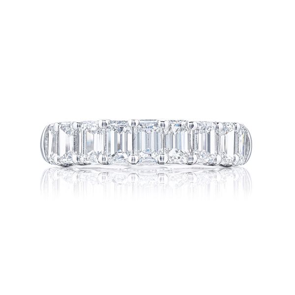 Emerald-Cut Wedding Band
