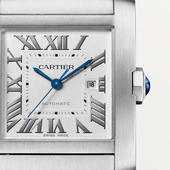 Cartier Tank Française Large Model Automatic 30 X 36 mm Stainless Steel CRWSTA0067 Closeup image number 2