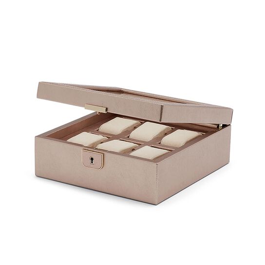 Palermo Rose Gold 6 Piece Watch Box image number 2