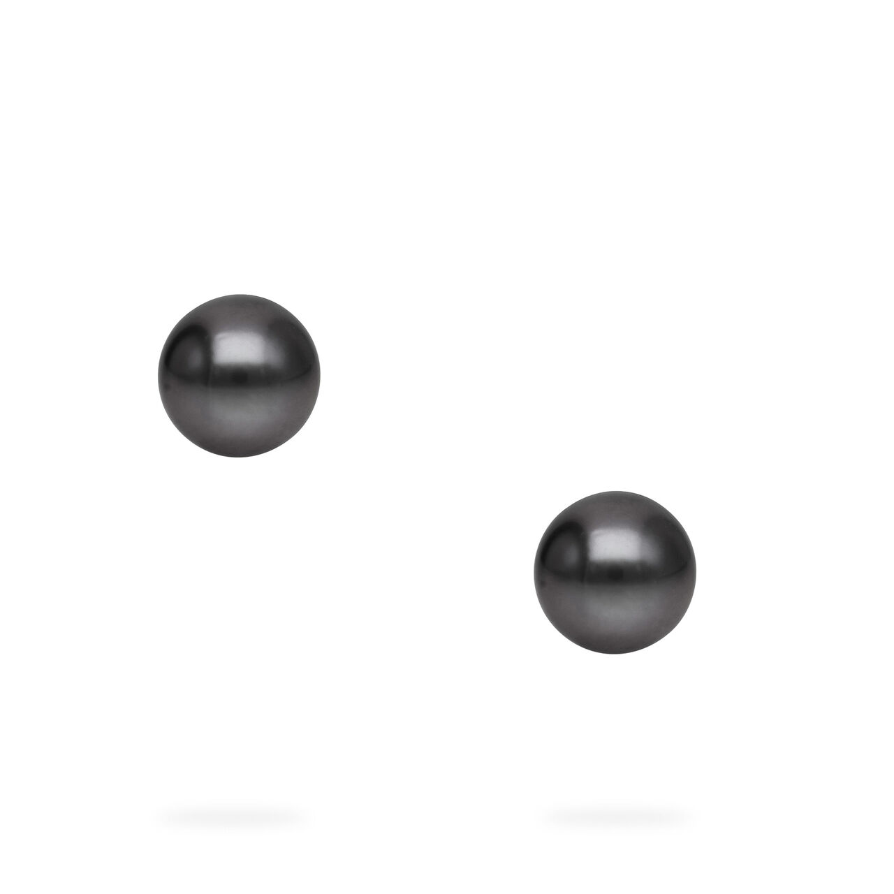Birks Pearls Boucles d'oreilles en perles de Tahiti de 8,5 &agrave; 9 mm, en or blanc image number 2