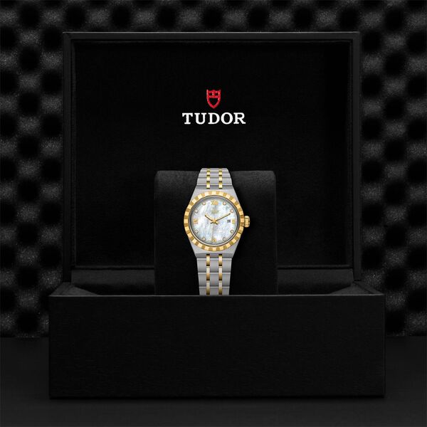 TUDOR Royal Automatic 28 mm Yellow Gold, Stainless Steel and Diamond