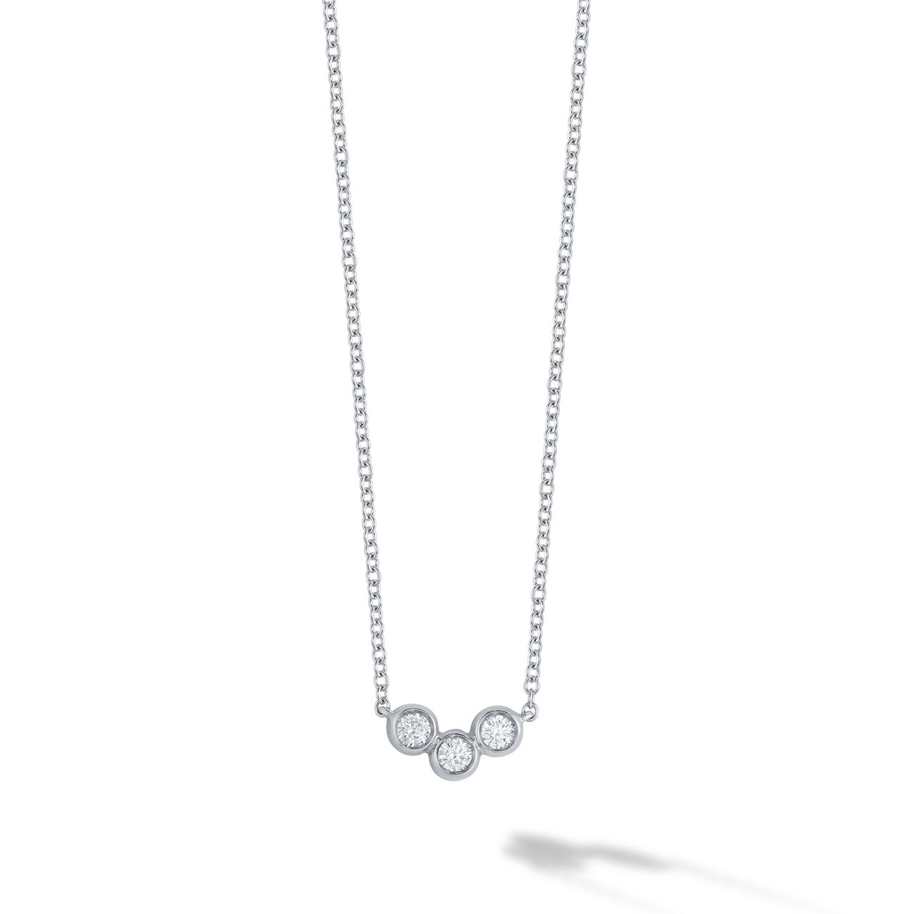 bijoux birks iconic white gold and diamond splash pendant image number 0