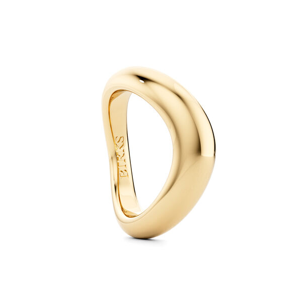 Yellow Gold Curved Ring