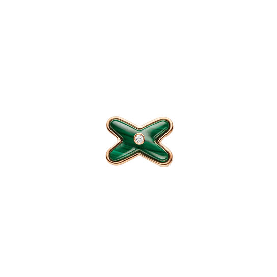 Chaumet Jeux De Liens Rose Gold Malachite Single Stud Earring image number 0