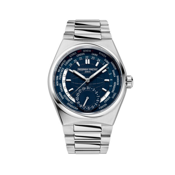 Highlife Manufacture 41 mm World Timer en acier inoxydable