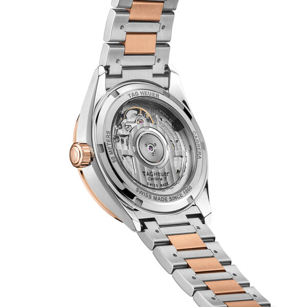 Carrera Automatic 36 mm Stainless Steel and Diamond