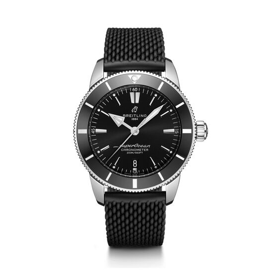 breitling superocean heritage b20 automatic 44 steel rubber strap folding clasp ab2030121b1s1 image number 0