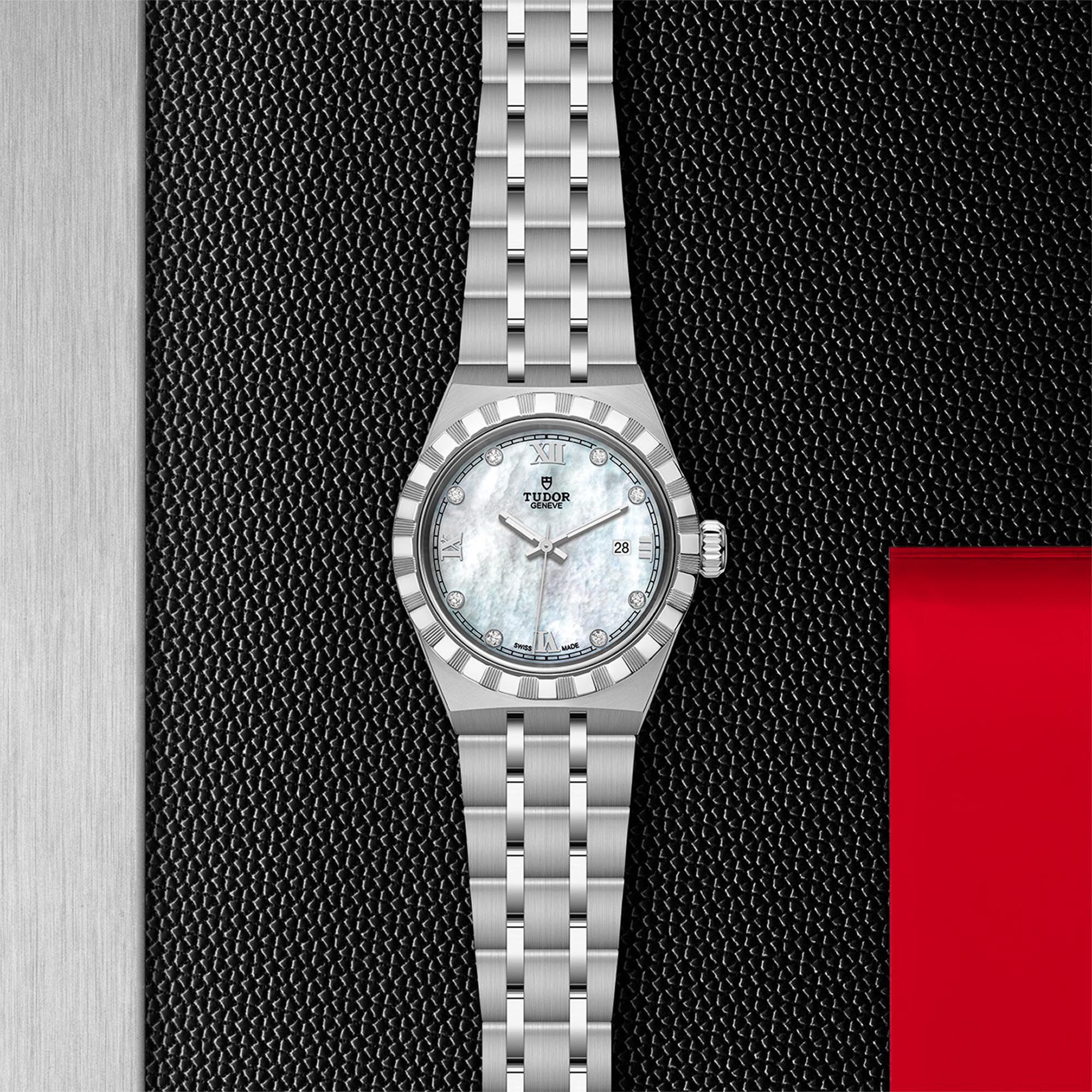TUDOR Royal Automatic 28 mm Stainless Steel and Diamond
