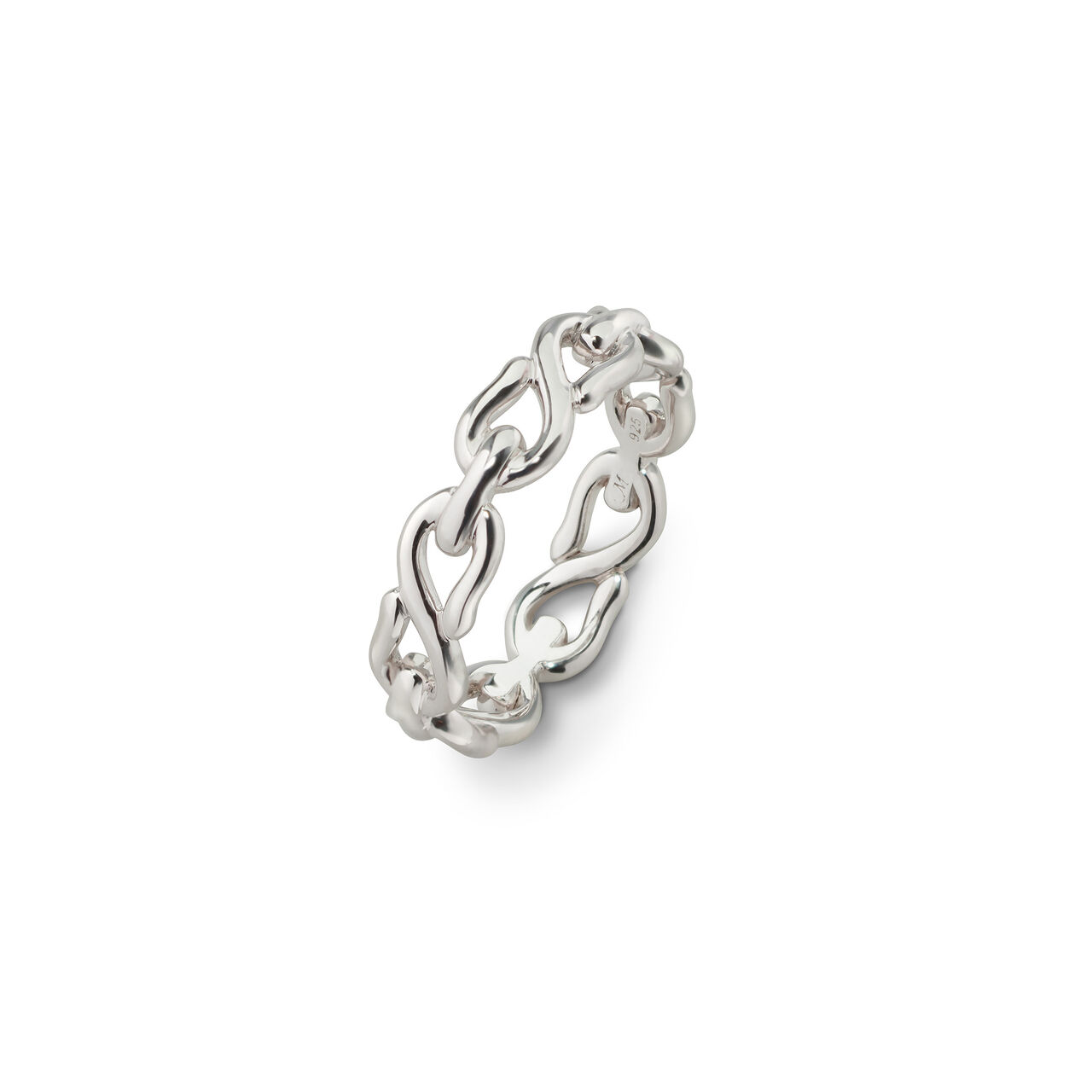 Monica Rich Kosann Infinite & Boundless Infinity Stackable Silver Ring 45083 image number 0