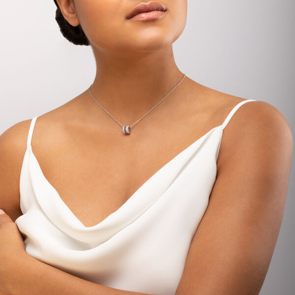 Pendentif en saphirs et diamants