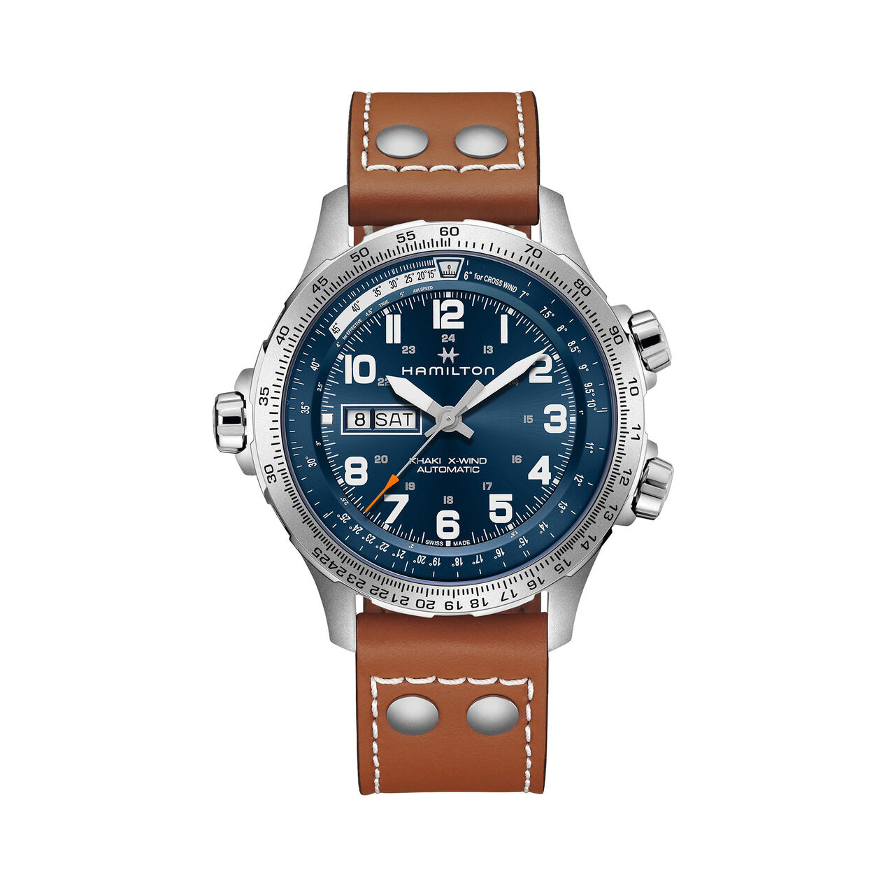 Hamilton Khaki Aviation X-Wind Automatic 45 mm Stainless Steel image number 0