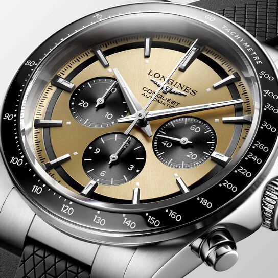 Longines Conquest Automatic Chronograph 42 mm Stainless Steel L3.835.4.32.9 image number 2