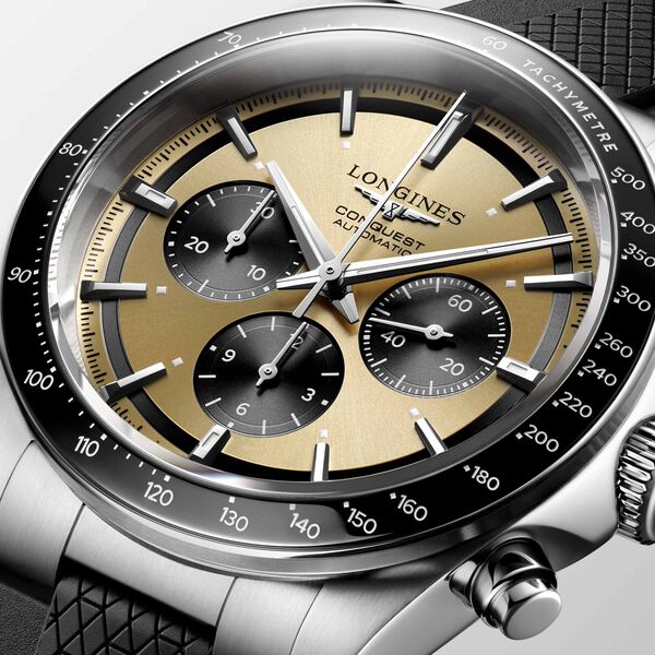 Conquest Automatic Chronograph 42 mm Stainless Steel