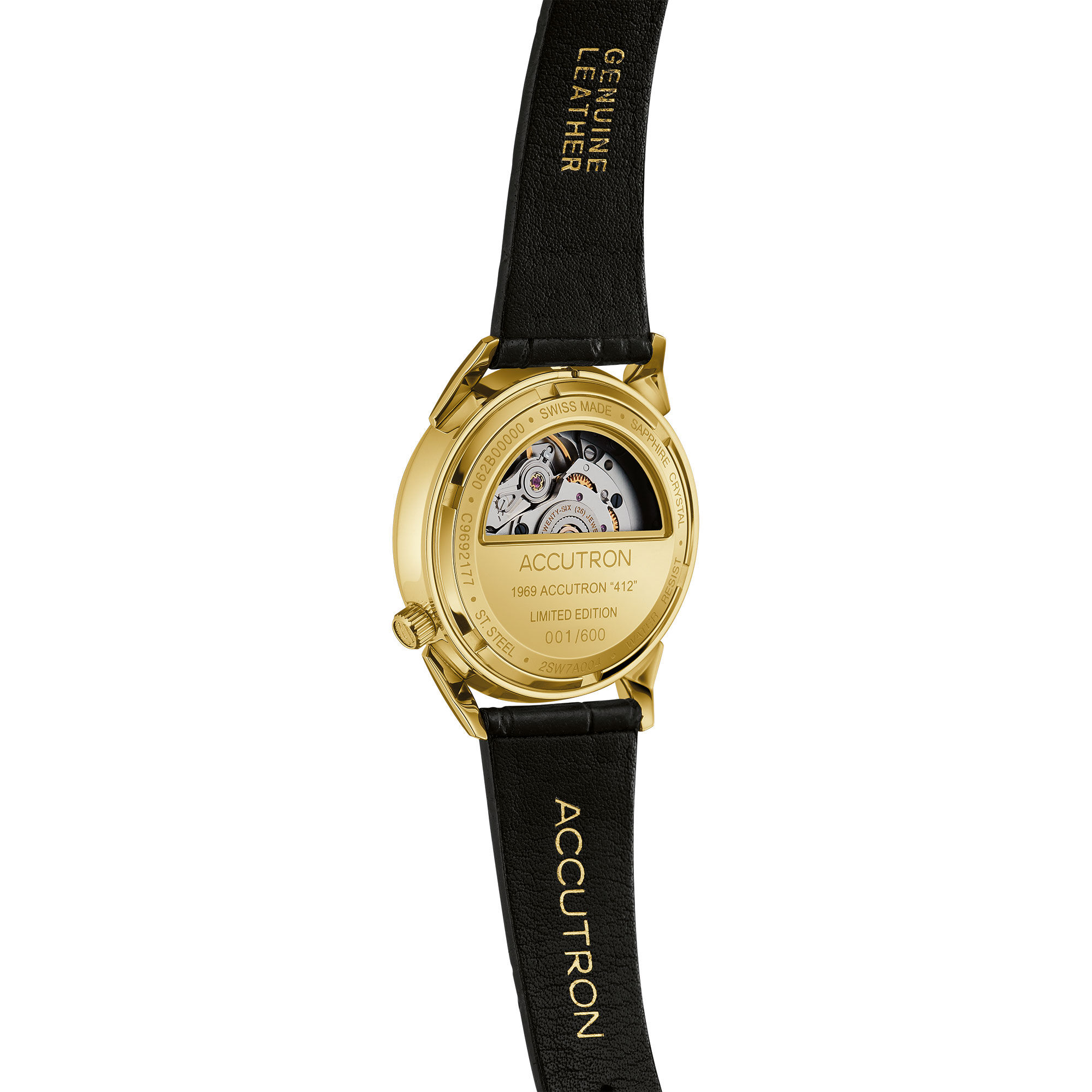 Gold accutron sale watch