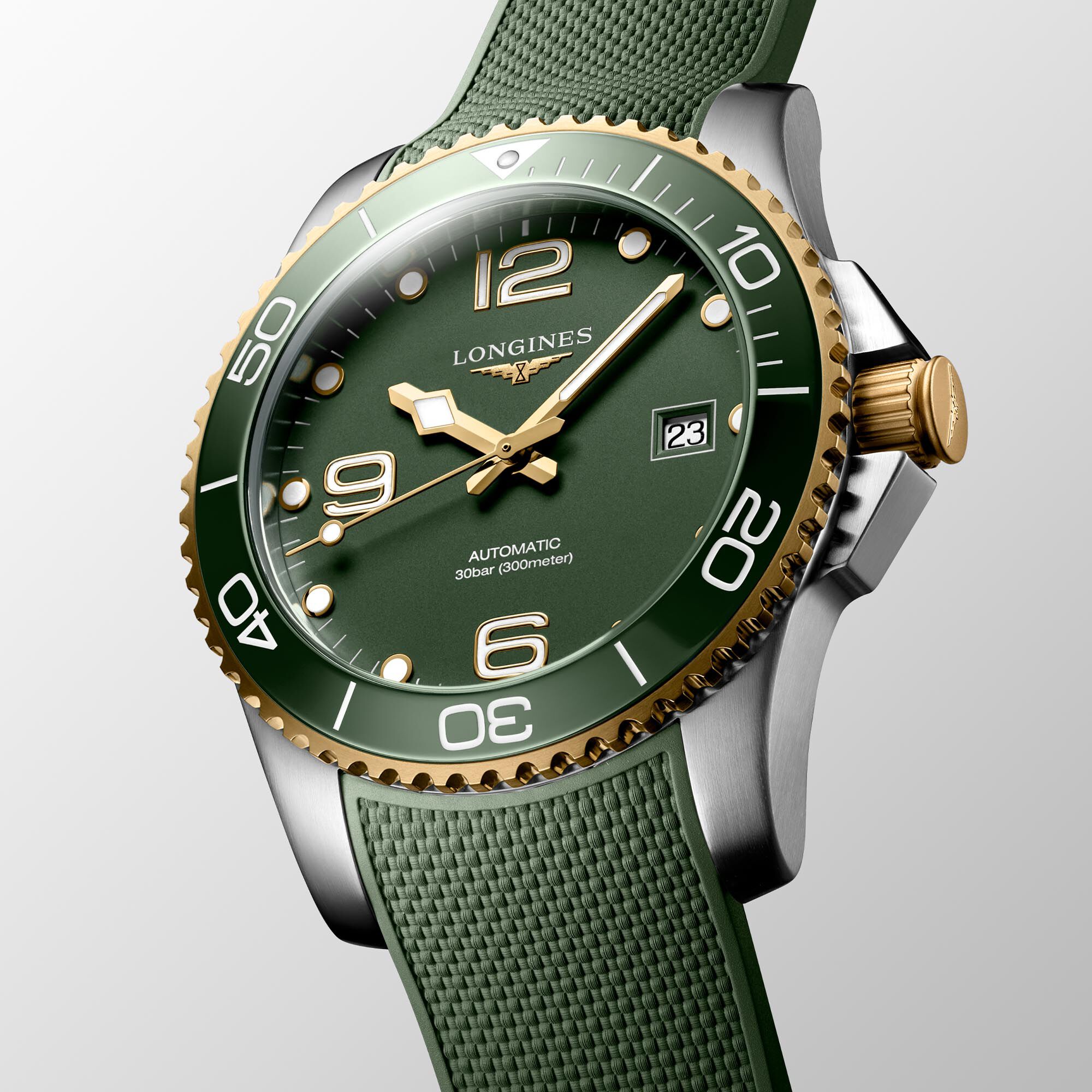 Original Longines Conquest Automatic Green Dial Men s Watch L3.781.3.06.9
