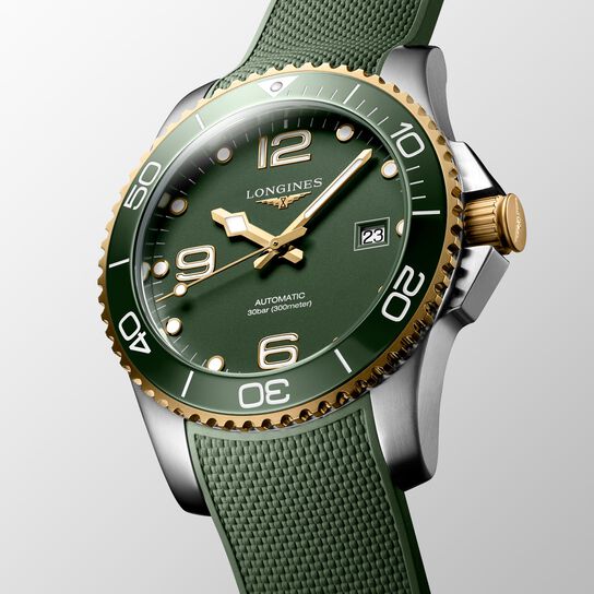 longines hydroconquest automatic 41 mm steel l3.781.3.06.9 face angled image number 1