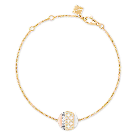 Birks Dare to Dream Tri-Gold Disc Bracelet image number 0
