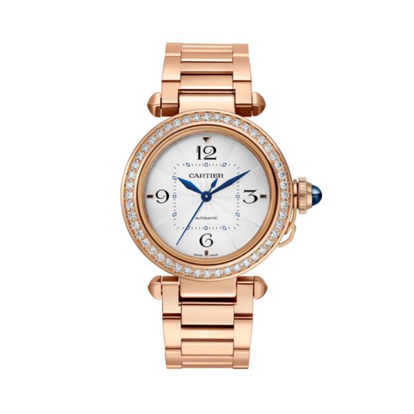 Pasha de Cartier Automatic 35 mm Rose Gold and Diamond