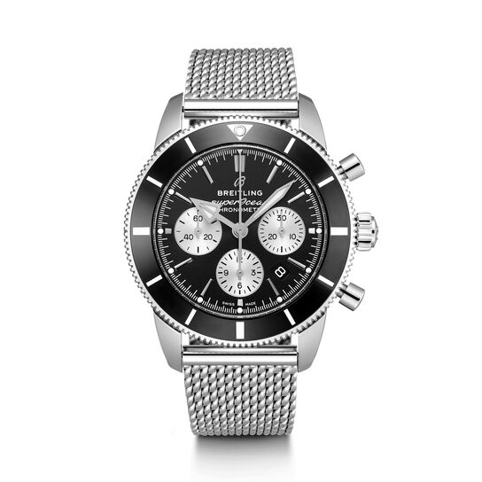 maison birks breitling superocean heritage b01 chronograph 44 steel black ab0162121b1a1 image number 0