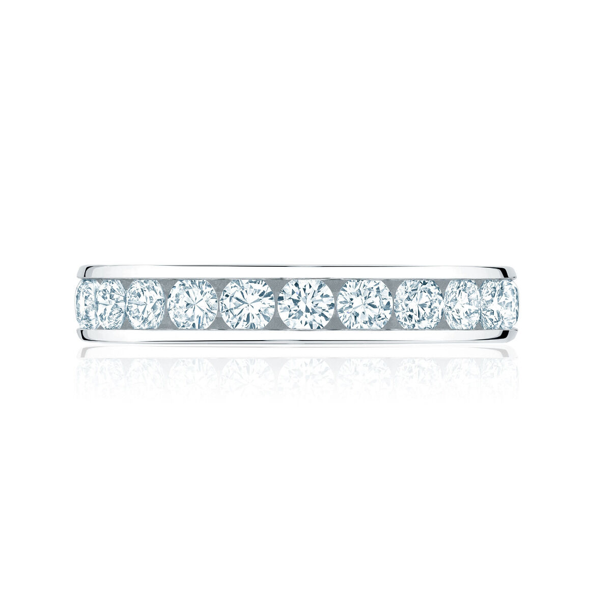 Female diamond wedding bands hotsell