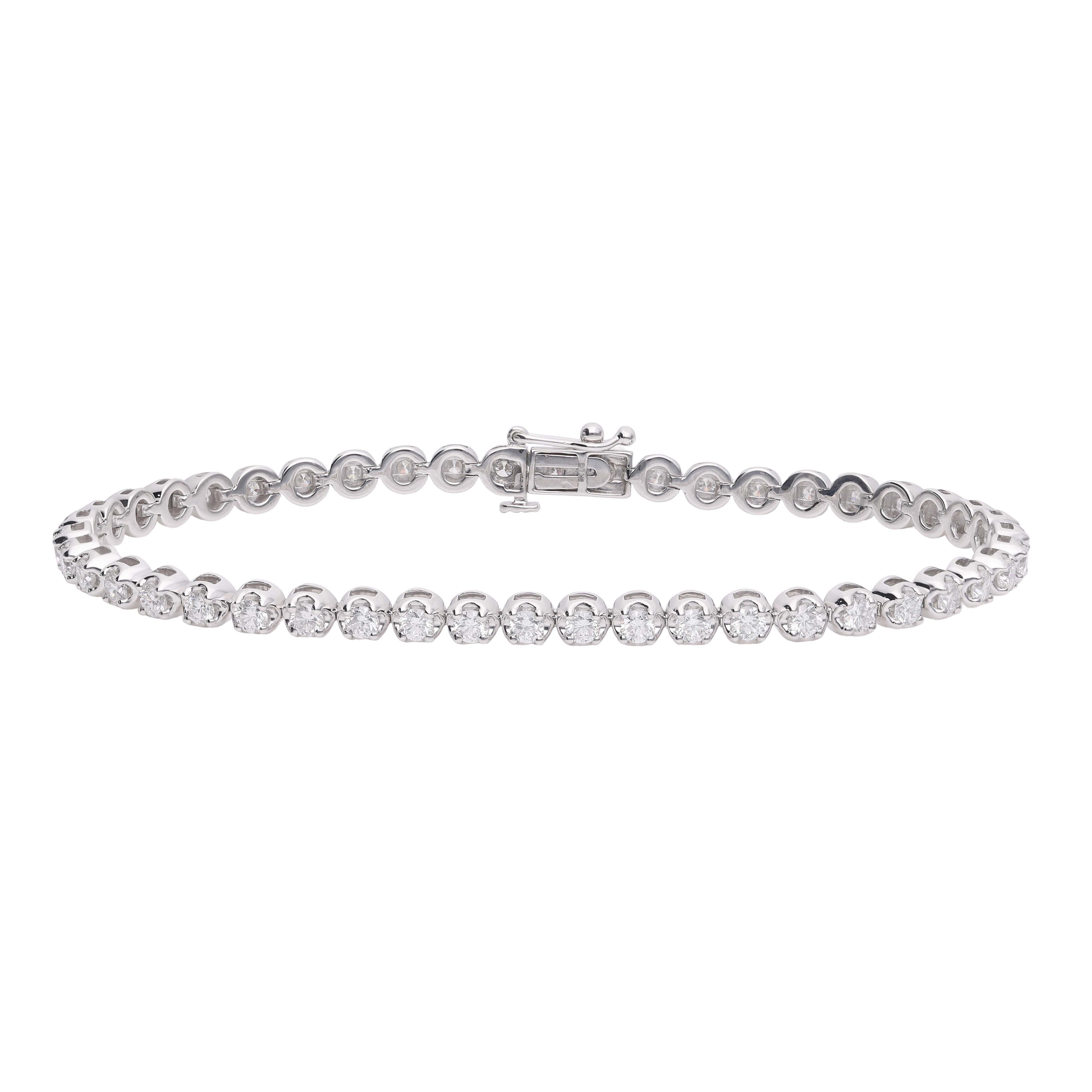 White Gold Diamond Bracelet