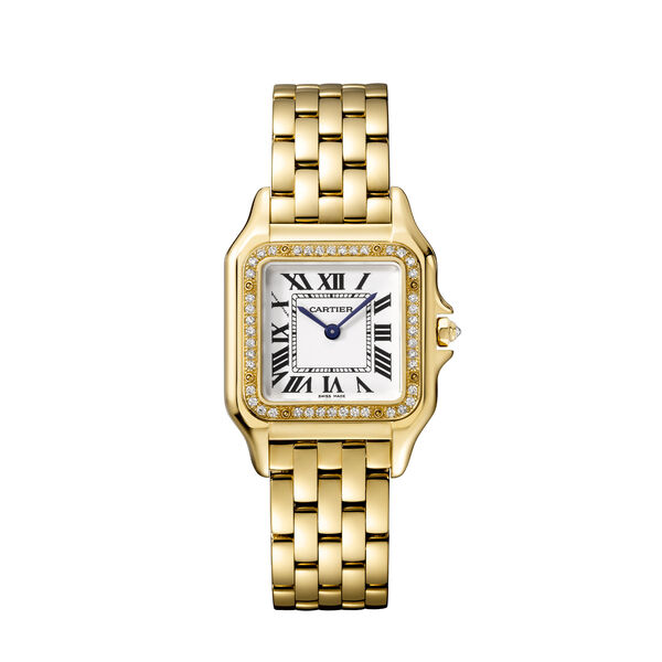 Panthère de Cartier Medium Quartz 27 x 36 mm Yellow Gold and Diamond