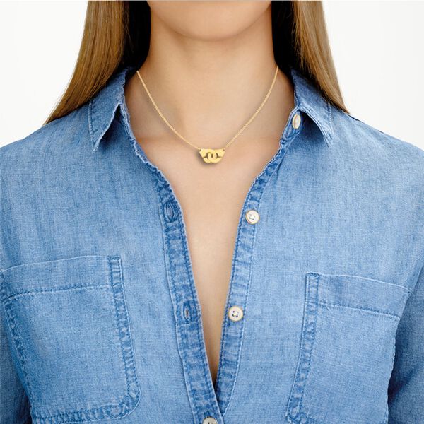 Menottes dinh van R8 Yellow Gold Necklace