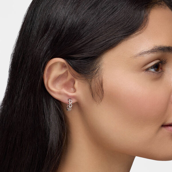Boucles d&rsquo;oreilles anneaux Muse en argent sterling 18 mm