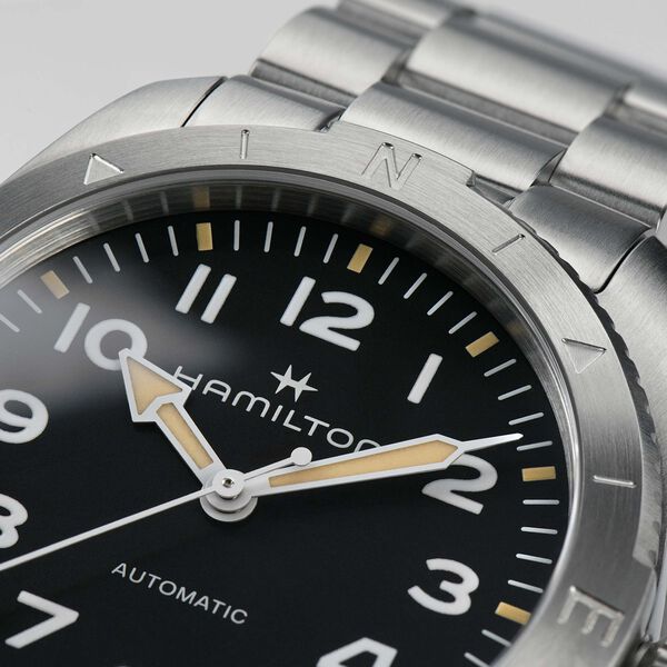 Khaki Field Expedition 37 mm automatique en acier inoxydable