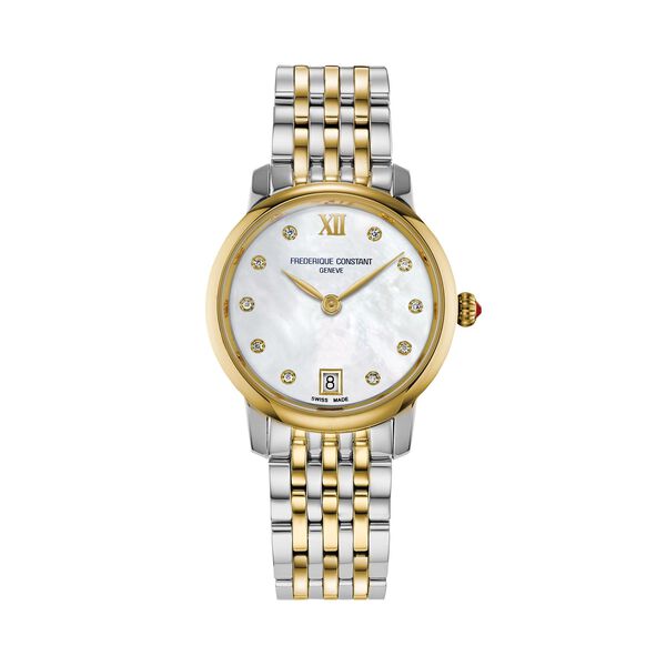 Slimline Ladies Quartz Steel 30mm