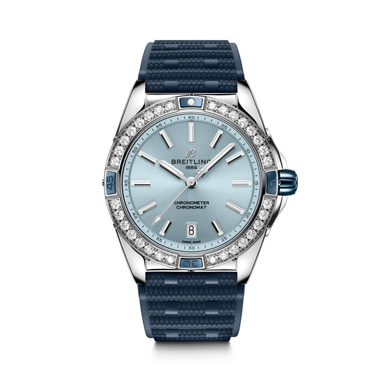 Breitling Super Chronomat Automatic 38 Steel Diamond Ice Blue A17356531C1S1 Front image number 0