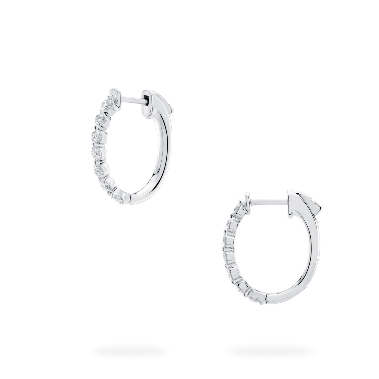Birks Essentials Large Oval Hoop Earrings image number 0