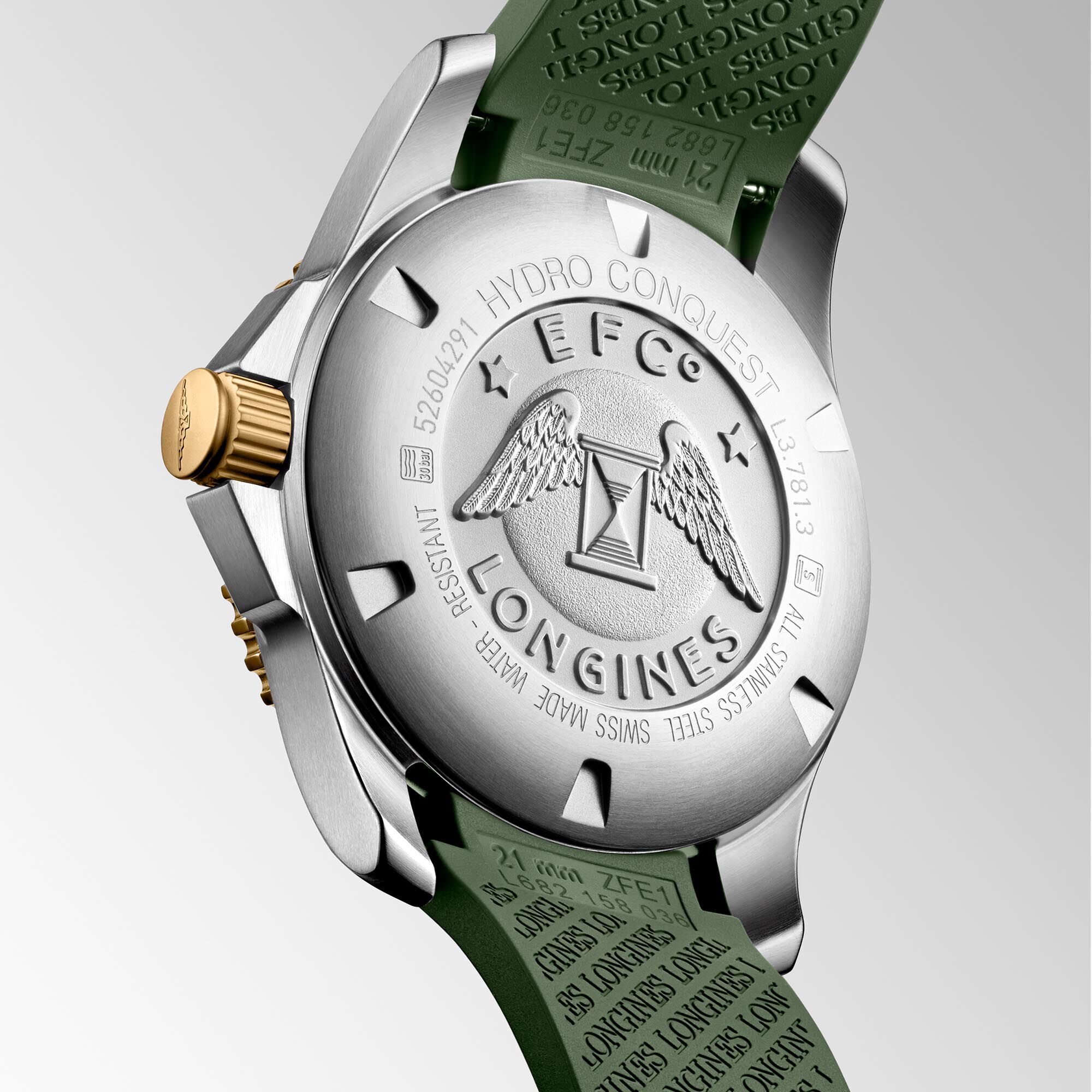 Longines Men s Conquest Automatic Green Dial Watch