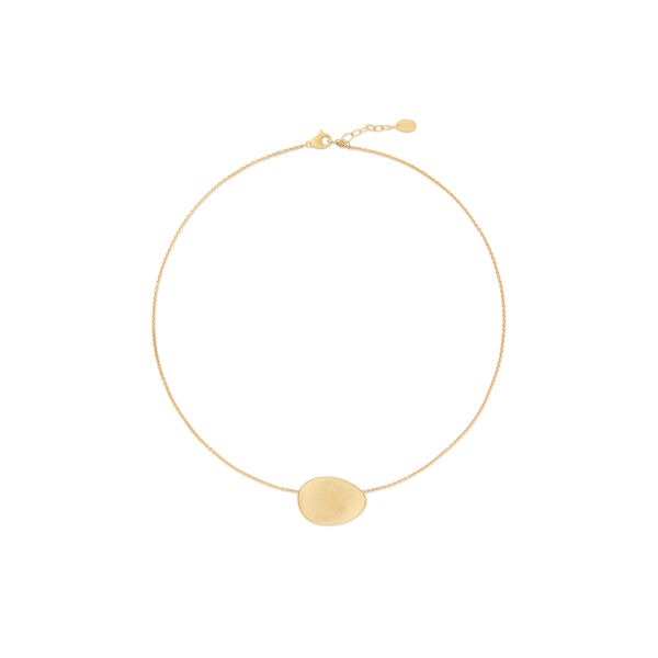 Lunaria Small Yellow Gold Pendant
