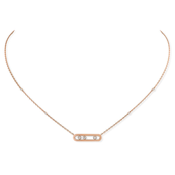 Baby Move Rose Gold and Diamond Pendant