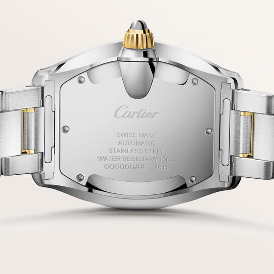 Cartier Roadster Large Automatic 47 X 39 mm Stainless Steel and Yellow Gold image number 5