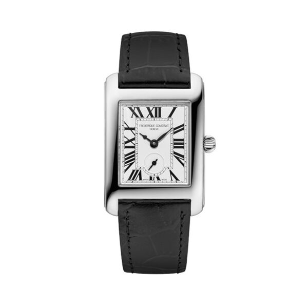 Classics Carree 36 X 25 mm petites secondes quartz en acier inoxydable