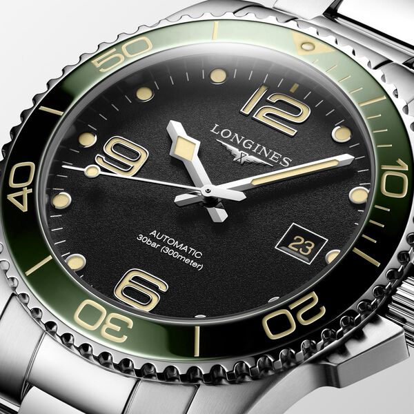 HydroConquest 41 mm automatique en acier inoxydable