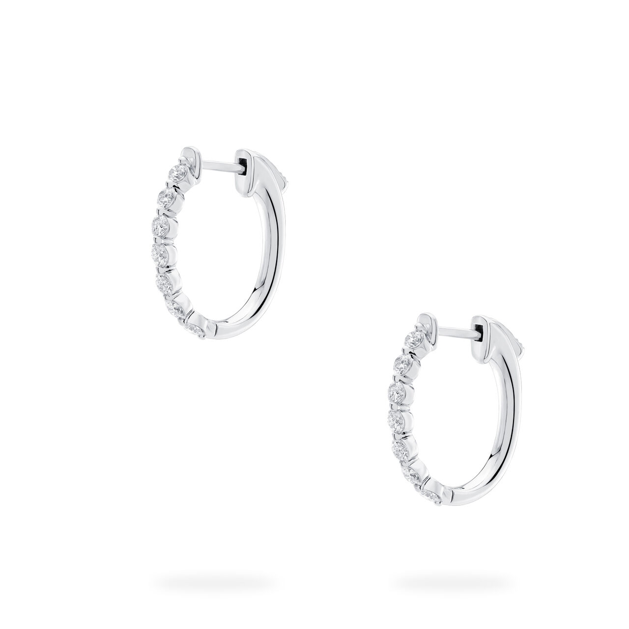 Birks Essentials Large Oval Hoop Earrings image number 3